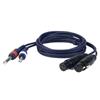 CAVO JACK DAP AUDIO FL43150 DA 2 x Jack 6,3 mm - A 2 XLR/F 3PIN  LUNGHEZZA 1,5 mt 